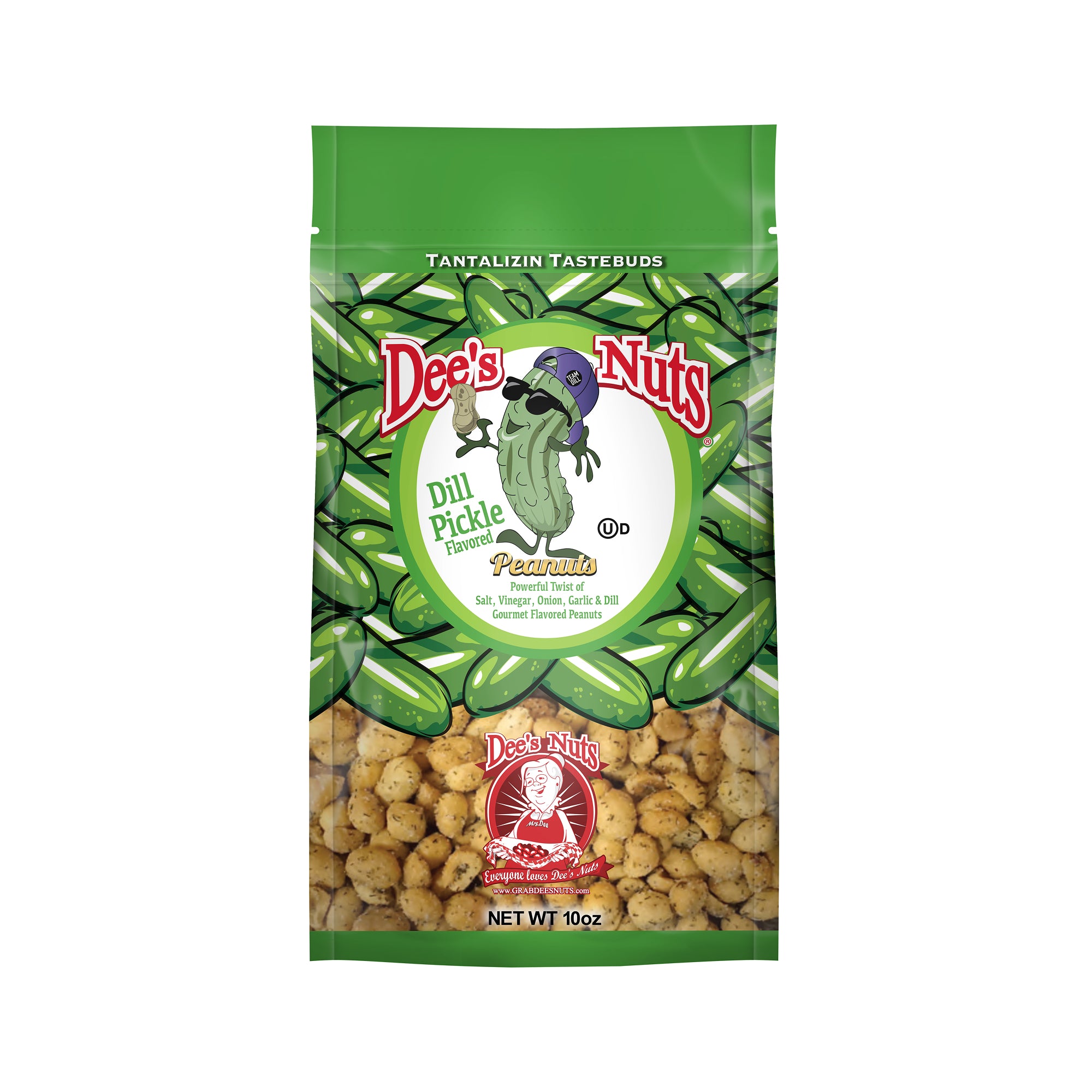 Dill Pickle Gourmet Peanuts 10 Oz Bag