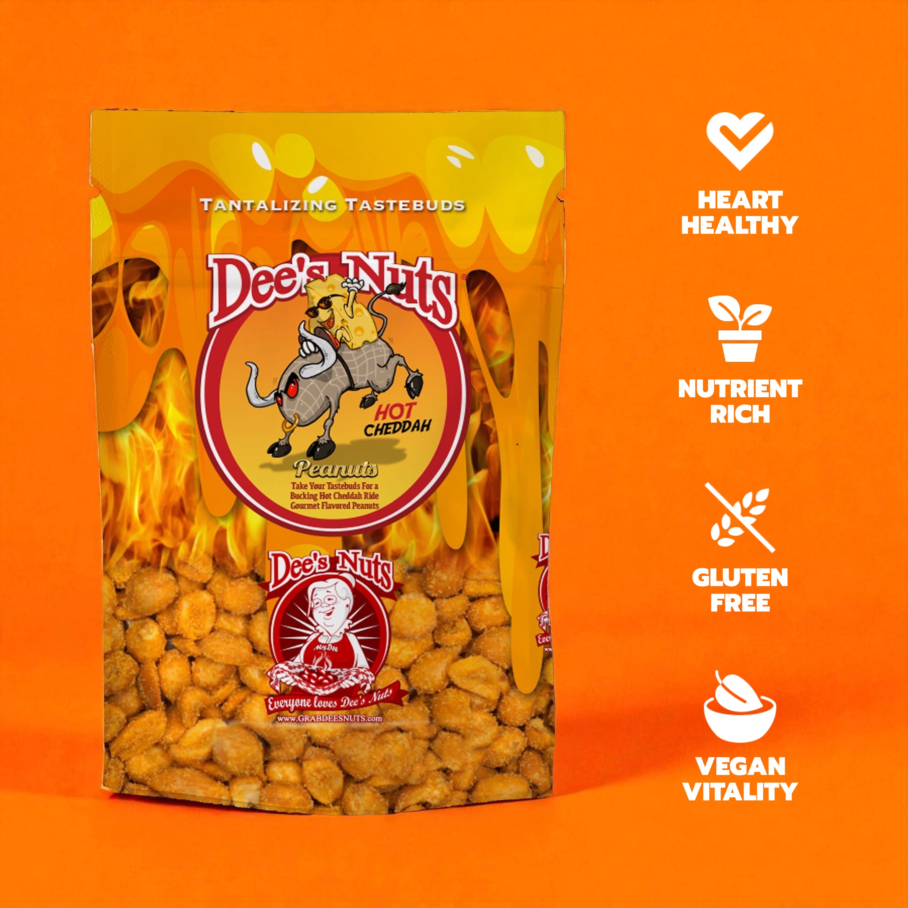 Hot Cheddah Gourmet Peanuts