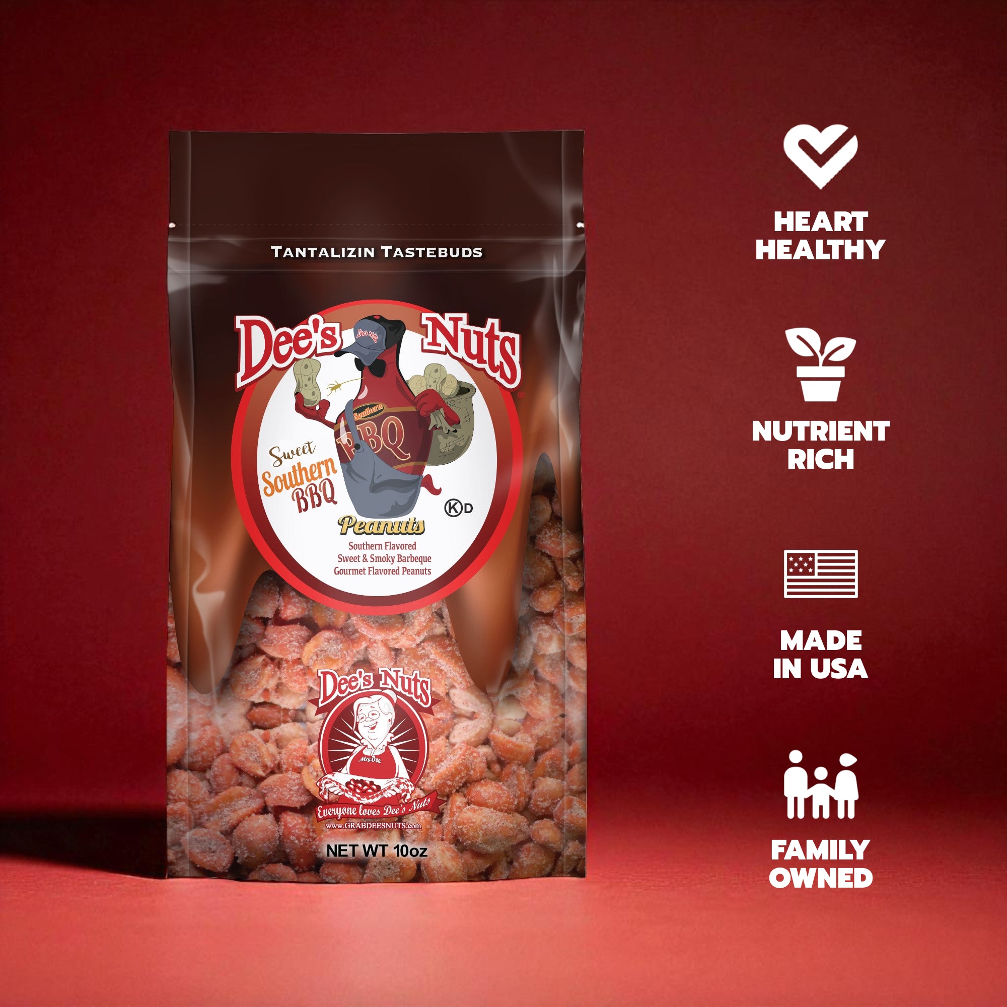 Sweet Southern Barbecue 10 Oz Resealable bag