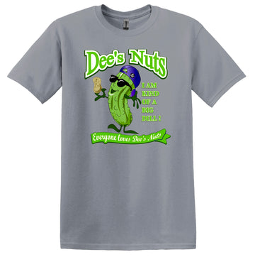 Dee's Nuts Big Dill T-Shirt COMBO ... FREE CAN of DILL PICKLE PEANUTS