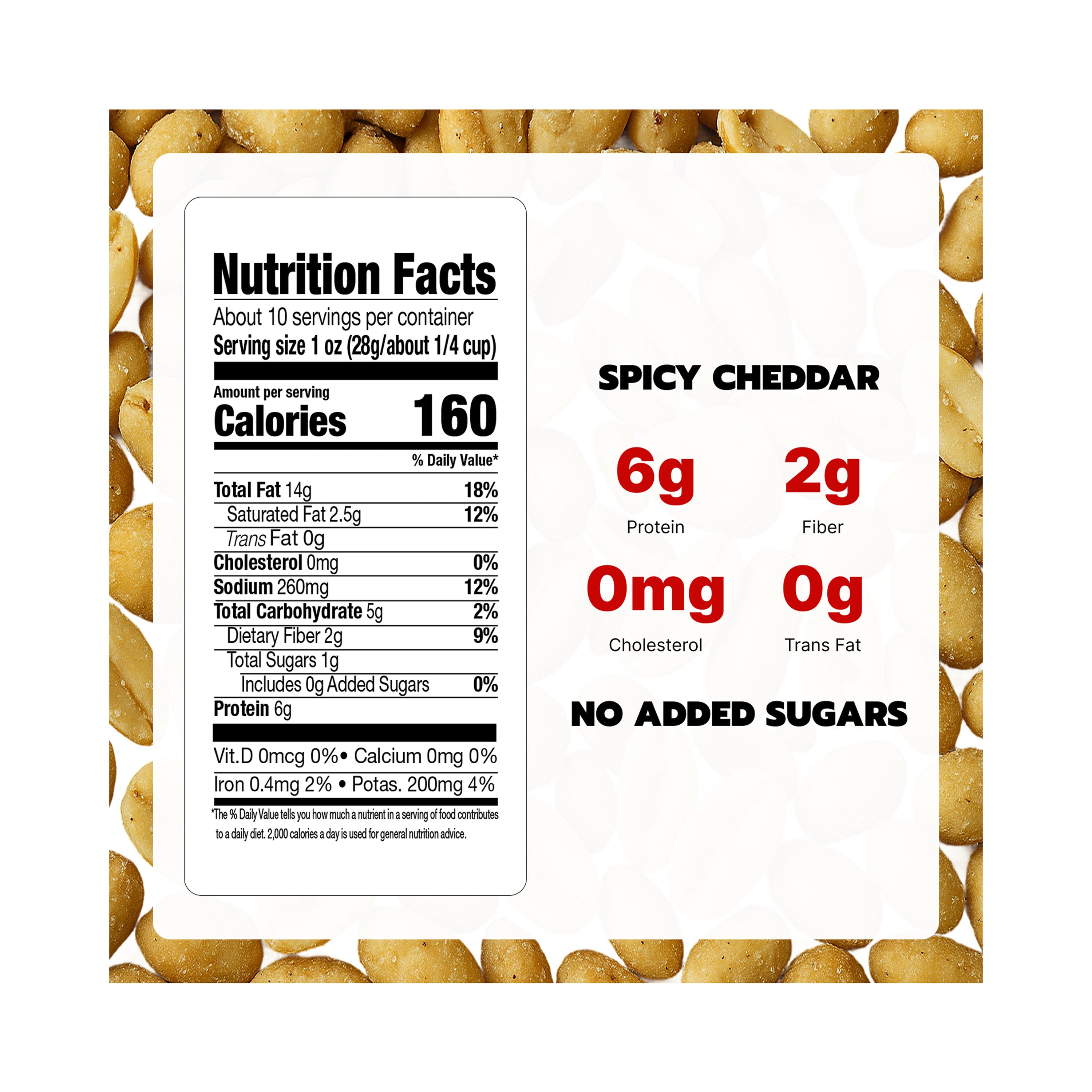 Hot Cheddah Gourmet Peanuts