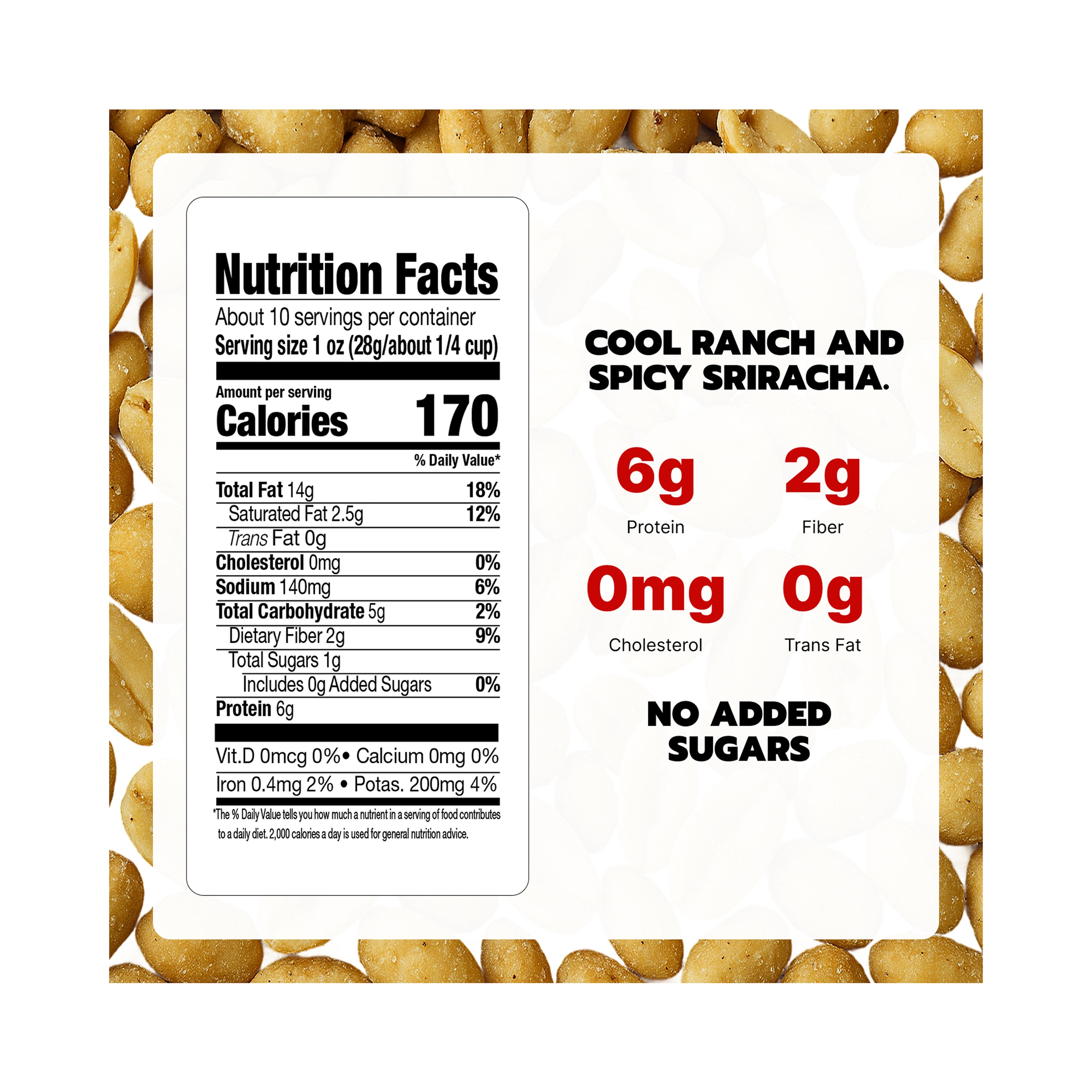 Ranch & Sriracha Gourmet Peanuts