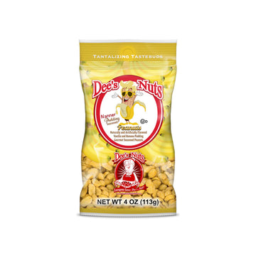 Nanner Pudding Gourmet Peanuts  4 Oz  Bag