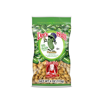 Dill Pickle Gourmet Peanuts 4 Oz Bag