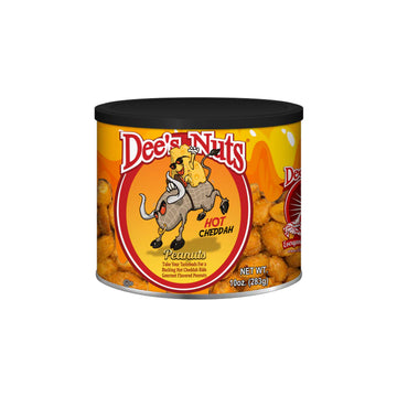 Hot Cheddah Gourmet Peanuts 10 Oz Can