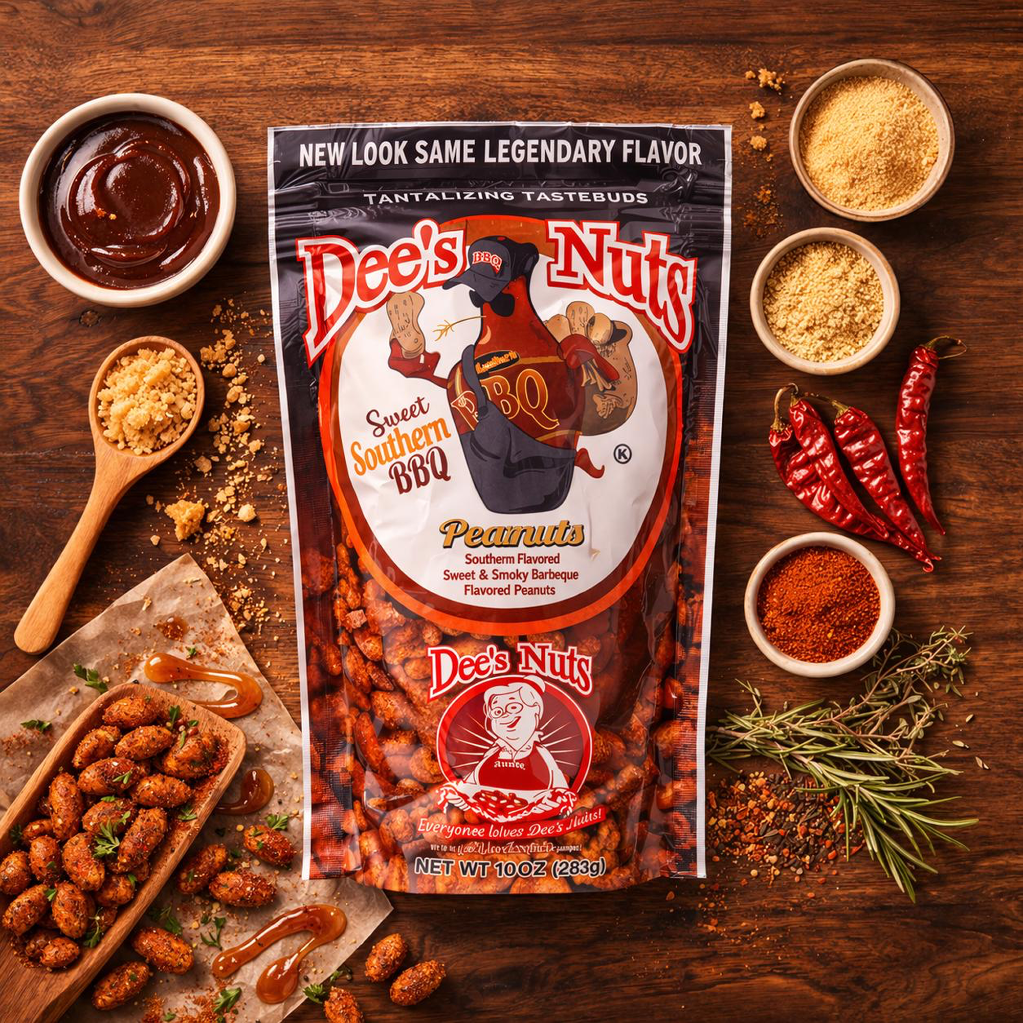 Sweet Southern Barbecue 10 Oz Resealable bag