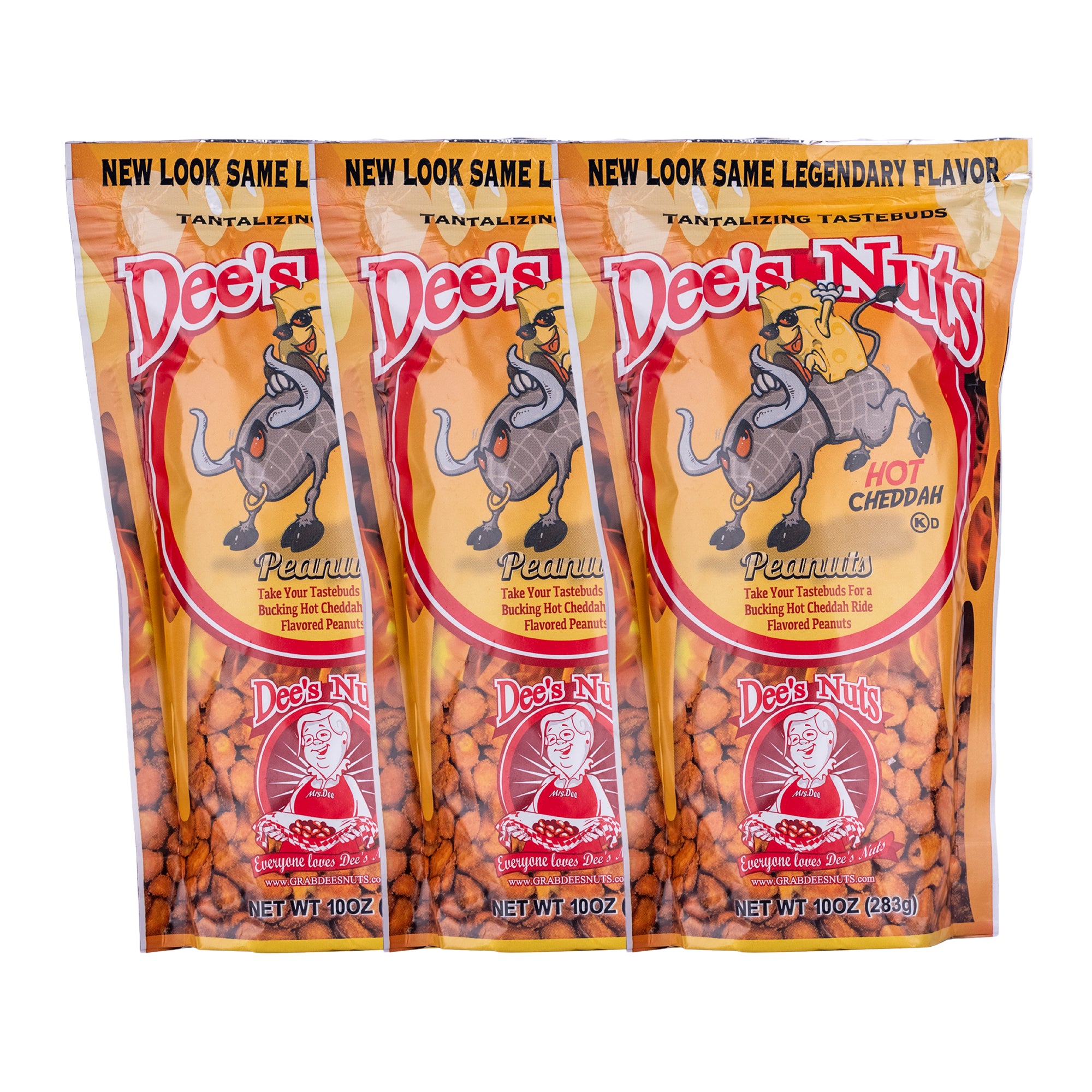 Hot Cheddah Gourmet Peanuts  10 Oz Bag